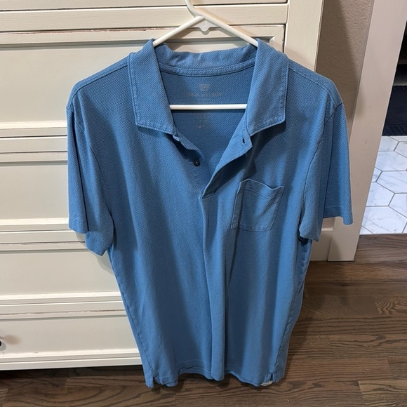 Mack Weldon Other - Mack Weldon Blue Polo Shirt Soft Cotton Blend